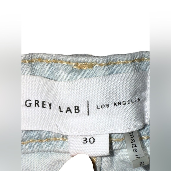 GREY LAB Los Angeles Light Wash Straight Jeans Size 30 - Picture 6 of 6